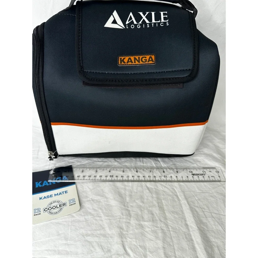 Kanga Kase Mate Cooler 12 Pack Black White Iceless Insulated  Magnetic AXLE